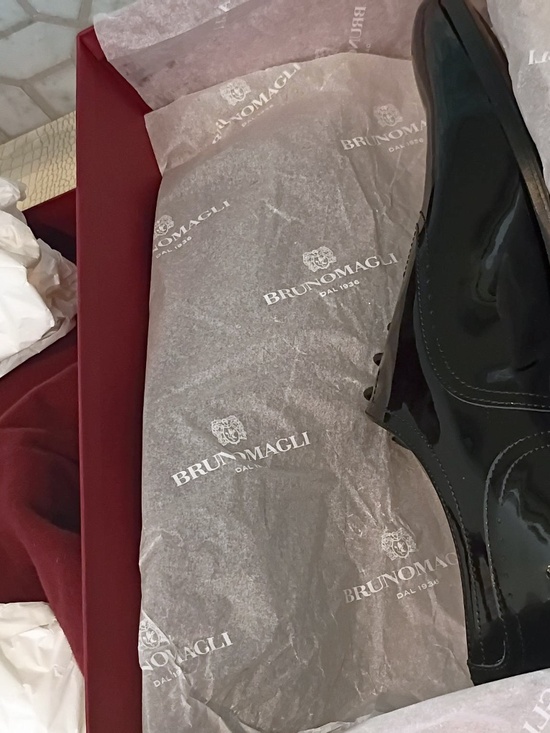 Bruno Magli Arno Sera Plain-toe Balmoral Oxfords Black Patent main image 11